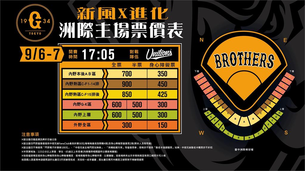 中職/百萬象迷搶票了!中信兄弟公布下半季售票資訊 「四大超夯主題+優惠」懶人包