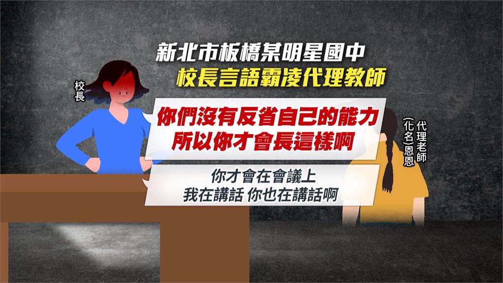 新北某明星國中傳霸凌! 曾獲「師鐸獎」校長人事權施壓、恐嚇教師