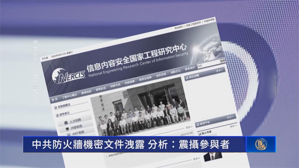 中國網路防火牆機密文件遭外洩　監控技術被賣至外國