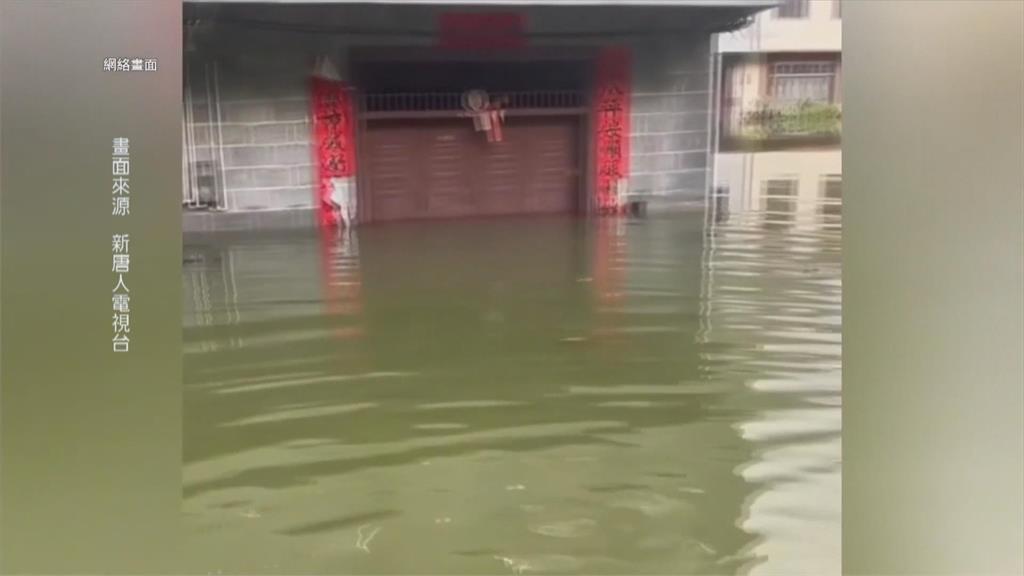 這不是湖光山色! 颱風都走半個月了...廣西還在淹