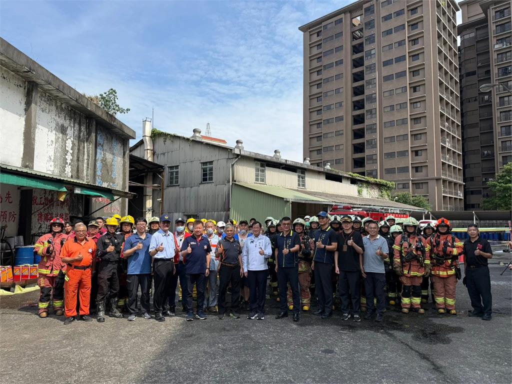 快新聞／新北消防強化工廠防災！新莊舉辦實地演練　陳崇岳：提升整體應變效能