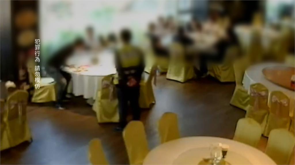 台中警方破獲暴力集團　黑衣人霸占餐桌逼債