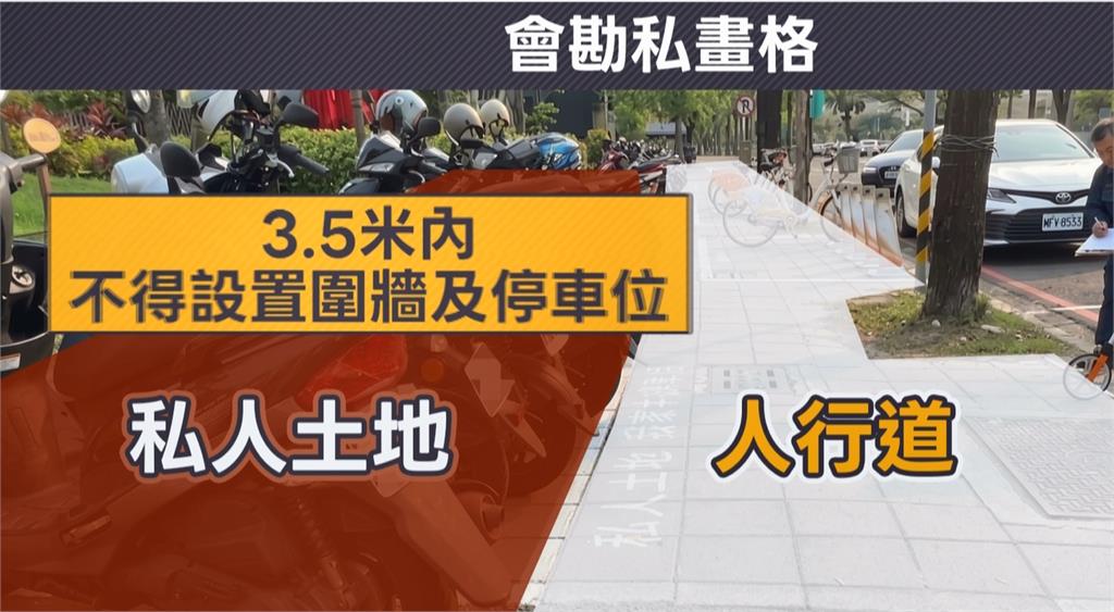 人行道變牛排店專屬車位？　「私人土地」說惹議