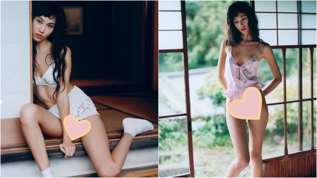 昭和美人「布料全噴開」竟是水原希子!臉蛋「瘦到脫相」整尊判若兩人
