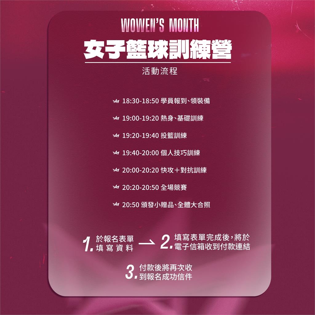 TPBL/國王首創女子籃球訓練營 邀電信女籃黃湘婷、潘姿吟擔任客座教練