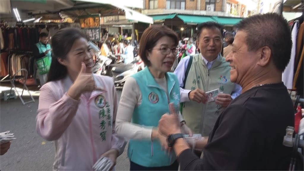 民進黨彰縣長類初選倒數! 黃秀芳市場掃街、辦封街塗鴉