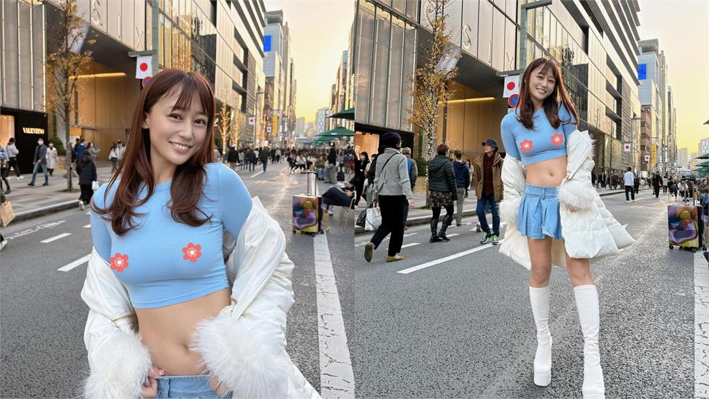 「無罩日妹」夜市猛吃防線掉落!99%透明衣洩「超大亮點」網暴動:世界和平