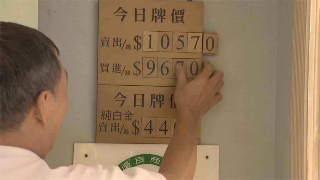金價驚驚漲! 業者估未來一到二週有賣金潮 抵抗房市「金龍海嘯」