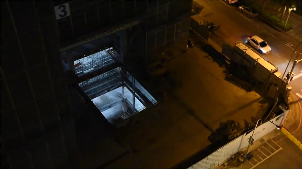 竹北「天坑」建案偷偷復工? 縣府再下令全面停工