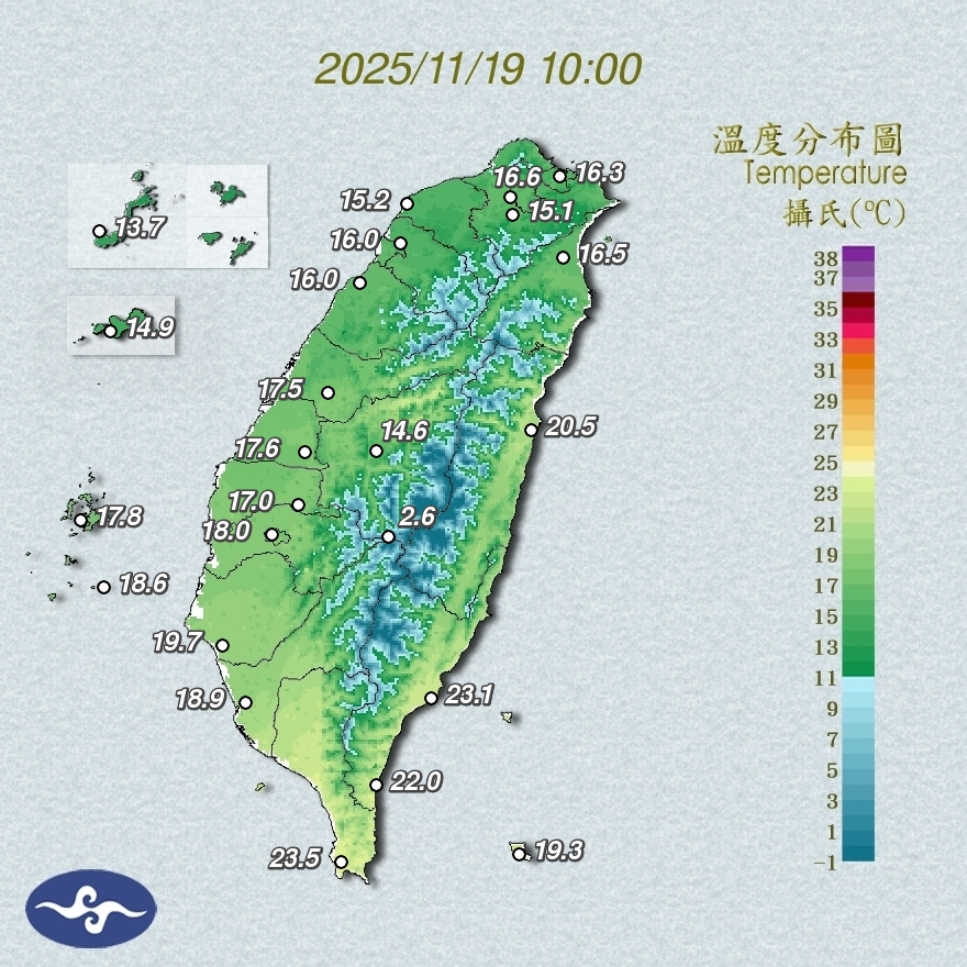 入秋最低溫來了!北部下探15度 …一圖看最冷低點「這1天」再降溫