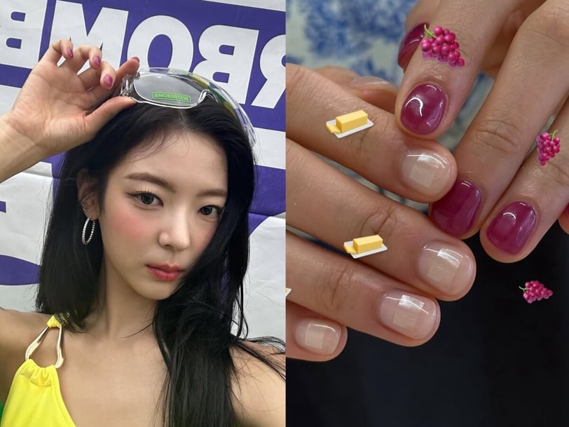 2025「女團同款」美甲範本!BLACKPINK Jennie酒紅法式超性感,這款出鏡率最高!
