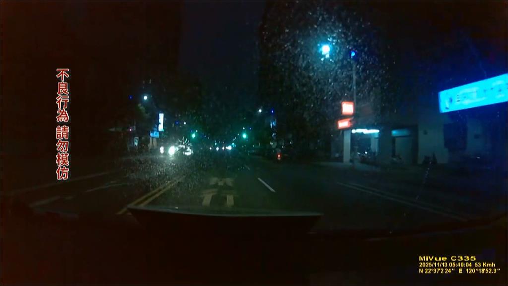 對向車在噴火？目擊民眾看傻　竟是有人開窗做「這件事」警將開罰