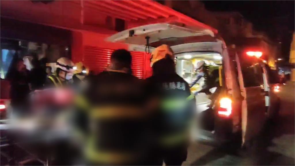 花蓮深夜惡火吞噬出租公寓！　69歲住戶來不及逃喪命　2人嗆傷