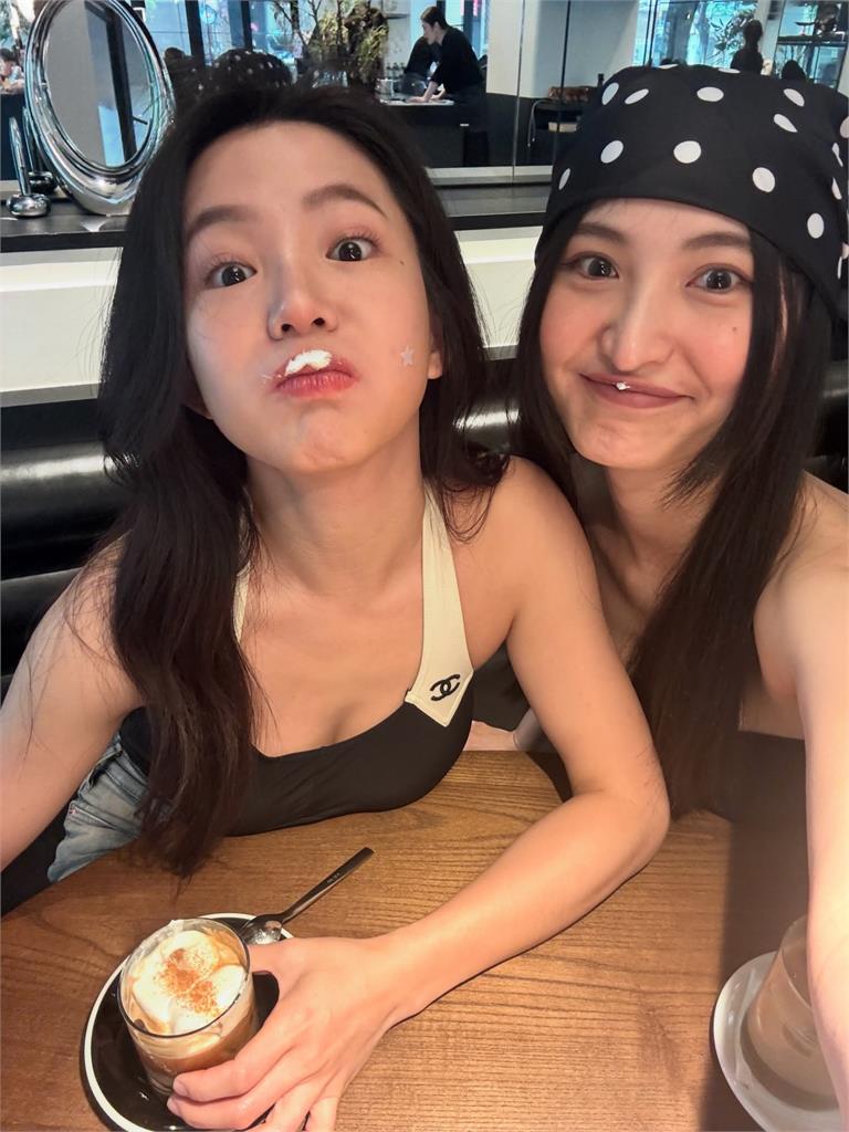 郭書瑤咖啡廳「胸前挖大U」解放身材!下秒「整尊芋圓放桌上」畫面曝光