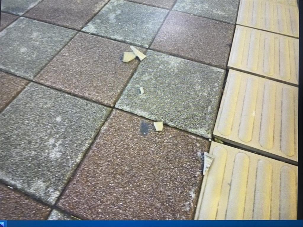 快新聞／南京西路外牆磁磚掉落！　1男遭砸傷急送醫治療