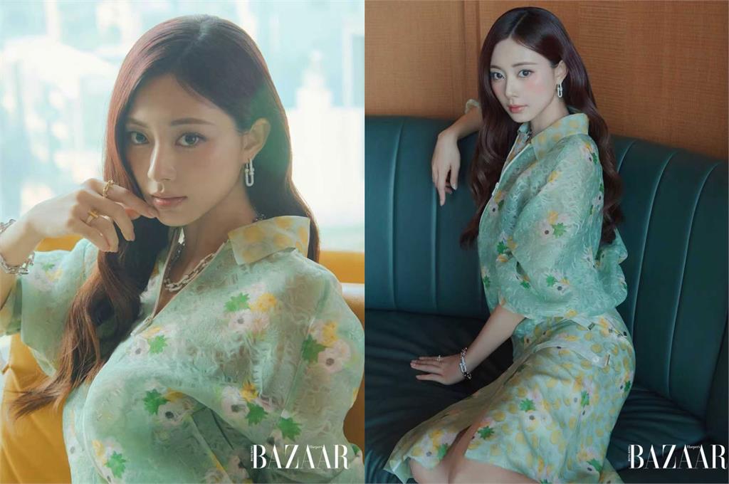 子瑜登時尚雜誌封面!深V鏤空、中空西裝大秀神級比例網讚:被迷倒了