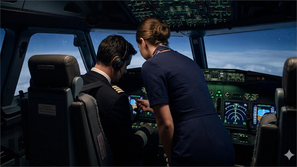 「全機乘客放一邊」激戰機長數分鐘？OF女模「曾是空姐」爆駕駛艙當砲房