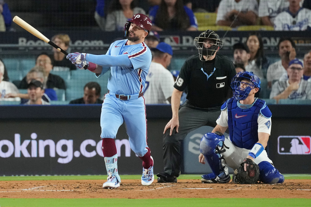 MLB(影)／史瓦伯把球「轟出場外」追平比數！費城人棒打山本由伸單局攻下3分