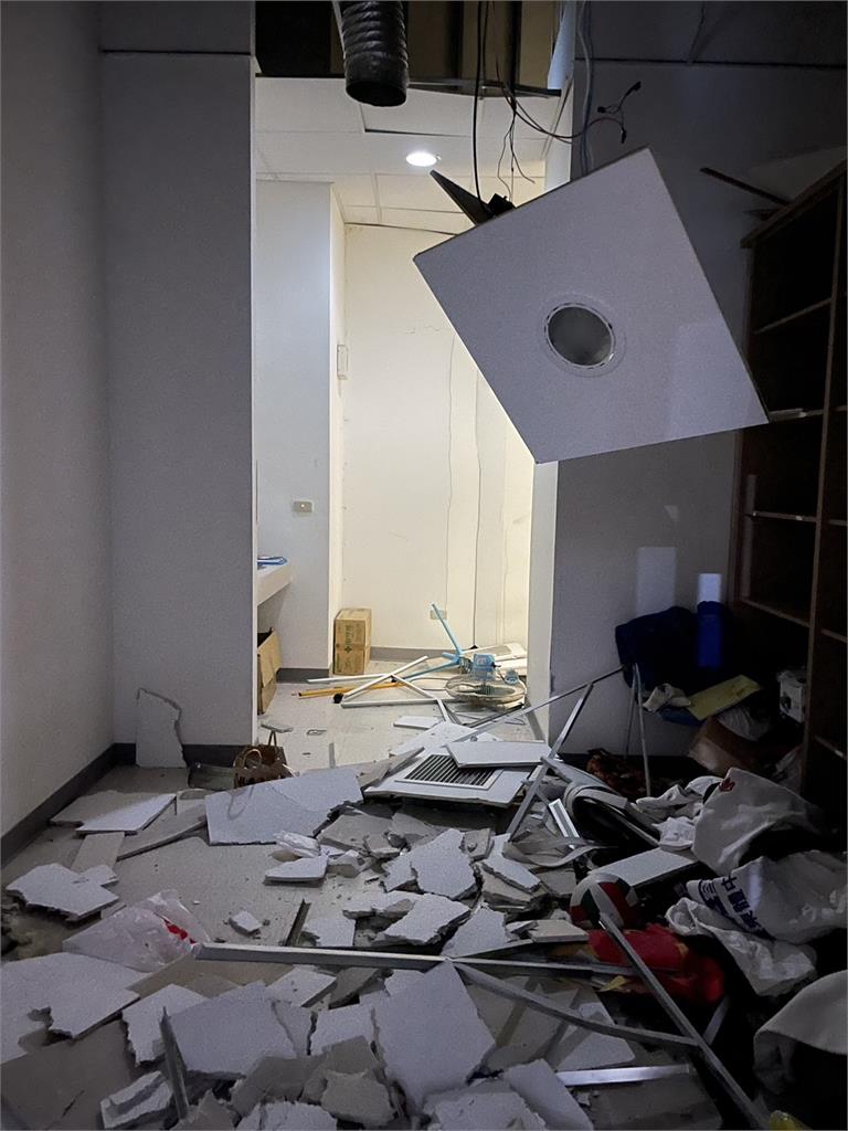 快新聞／颱風襲擊後又遇卑南6.1強震　台東體中多棟建築設備受損狀況曝光了