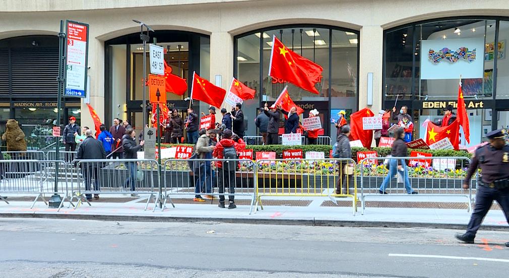 總統蔡英文結束過境紐約行程　台僑高喊「台灣加油」蓋中方抗議