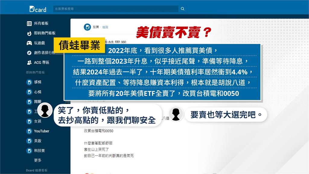 美降息美債漲! 分析師:每降1%資本利得報酬率近17%