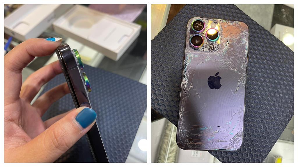 iPhone「碎成蜘蛛網」他竟喊:掉軟墊摔的!亂2小求退錢網怒了:扯