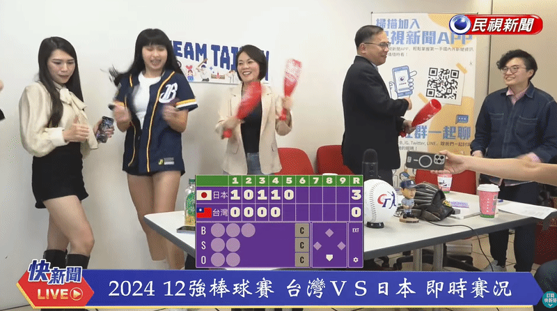 12強賽獨家/就是挺台灣隊!王義川揪這3人「集體嗨跳三振舞」畫面曝光