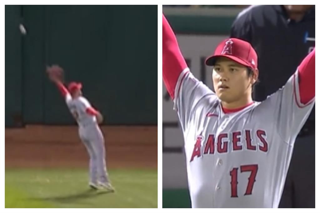 MLB／天使隊雙「神鱒」秀防守美技　大谷翔平完美成績卻慘遭滑鐵盧