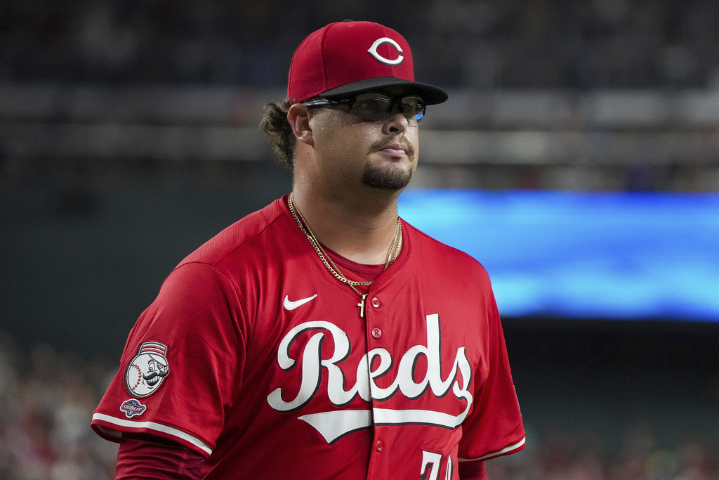 MLB(影)/紅人隊「大塊糖」來了!初登板飆5K最快球速跟大谷翔平一樣快