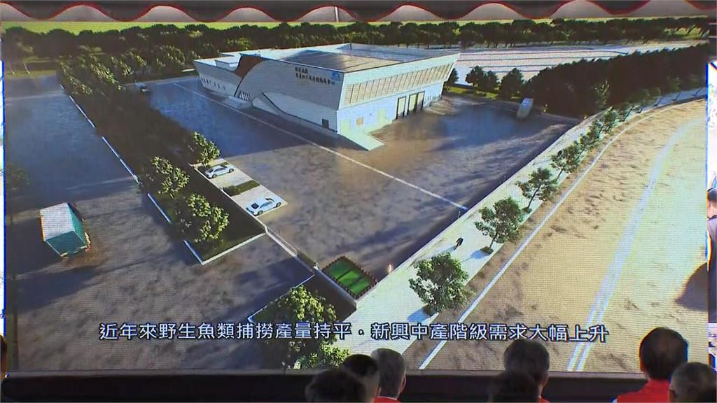視察高雄水產冷鏈工程 陳建仁:不會因「某一國」不買就沒生意