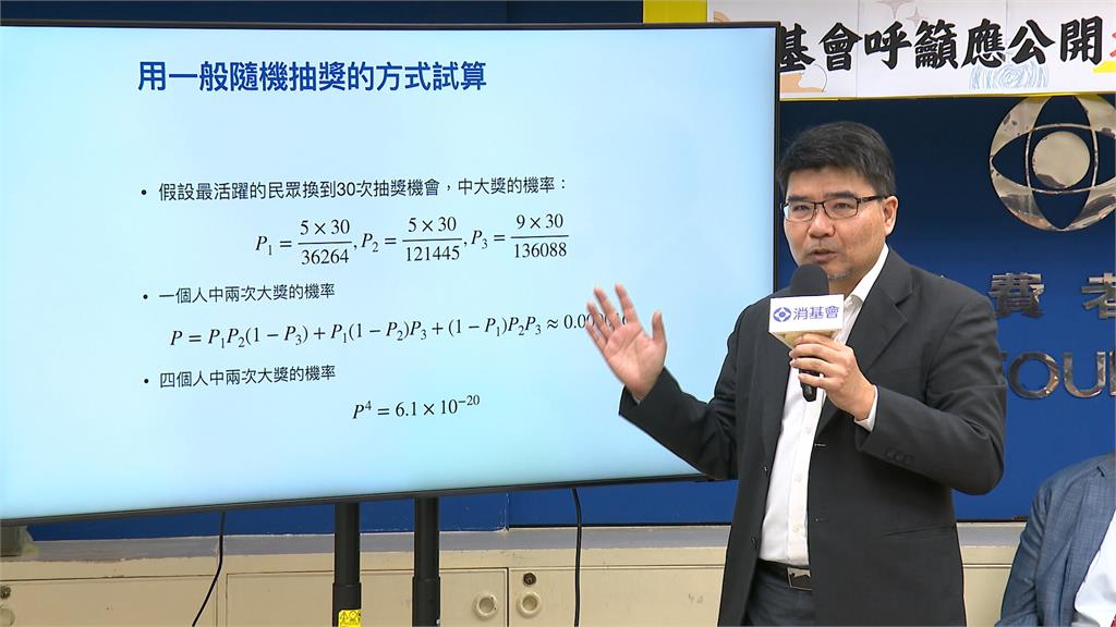 財政部「重覆中獎」爭議　消基會籲公開完整程式碼