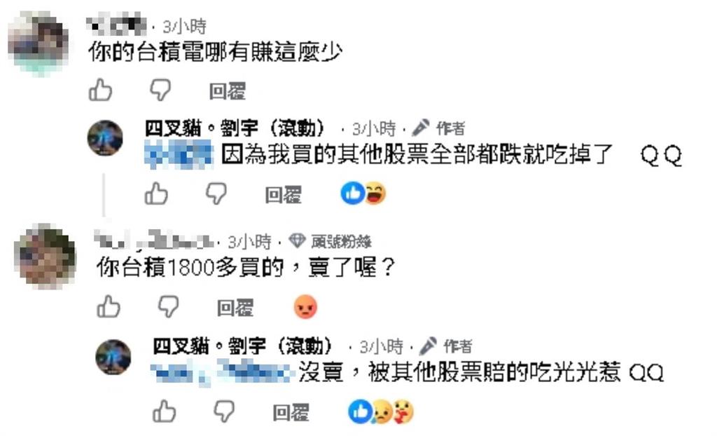 台積電賺翻也沒用？玩股票4個月「獲利30%→1.40%」四叉貓嘆：像一場好夢