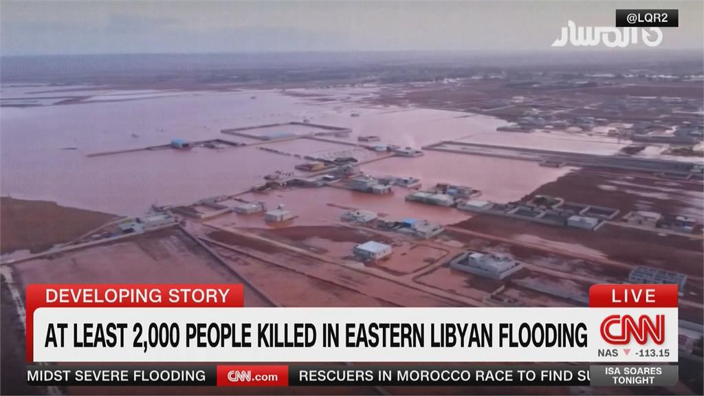 風暴肆虐利比亞　水壩潰堤釀末日般災情　紅十字會估死傷人數已破萬