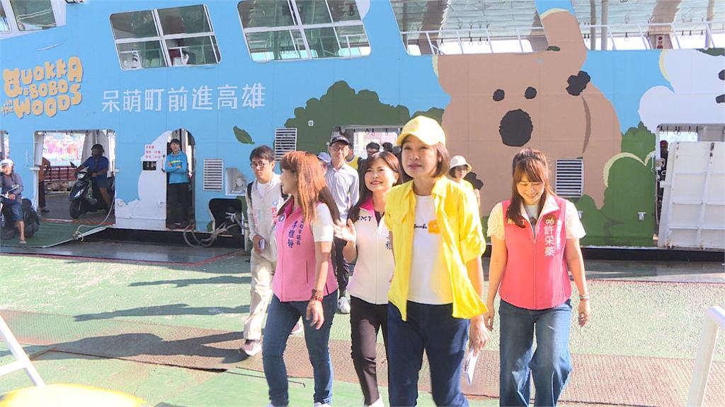 柯志恩角逐高市長 旗津掛競選看板、辦造勢記者會