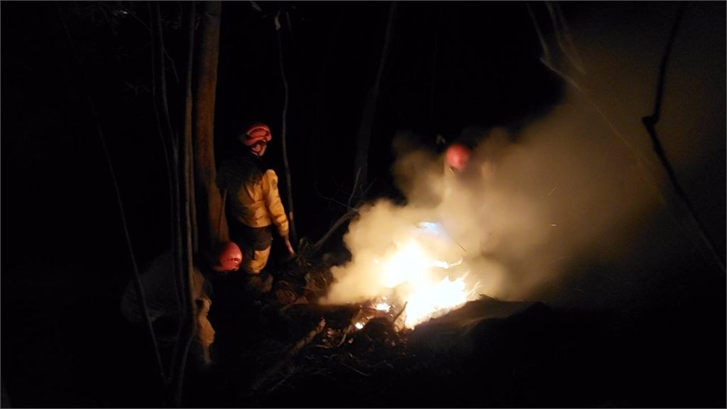 快新聞／小年夜燒到現在！南投埔里森林大火強風復燃　延燒逾40公頃