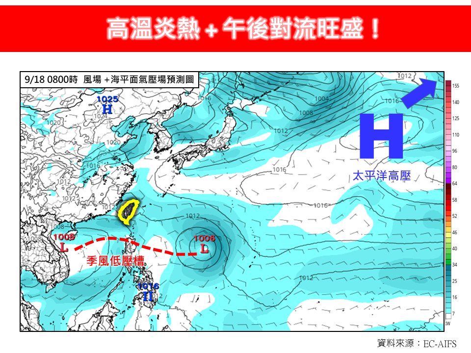 全台高溫炎熱午後雷陣雨開炸!專家揭「變天時間」示警:恐有新擾動
