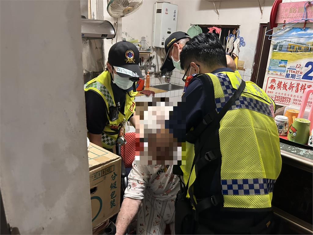 高齡者悲歌！台中百歲嬤跌倒淚喊「4個孩子全都死了」警方鼻酸淚曝真相