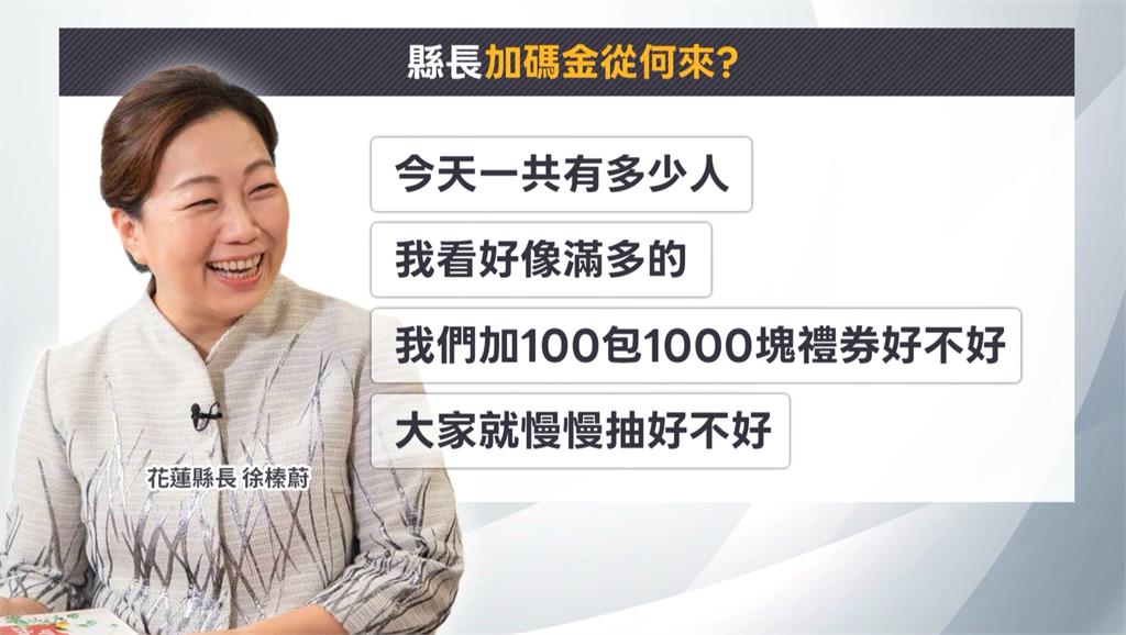 有詭？　傅崐萁宮廟尾牙加碼發紅包　助理急喊：不要照相