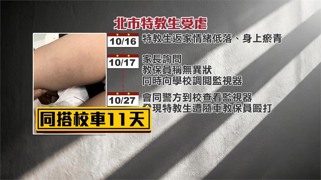 特教生遭毆!教保員仍隨車逾一週 未隔離處置!家長控校方試圖隱匿案情