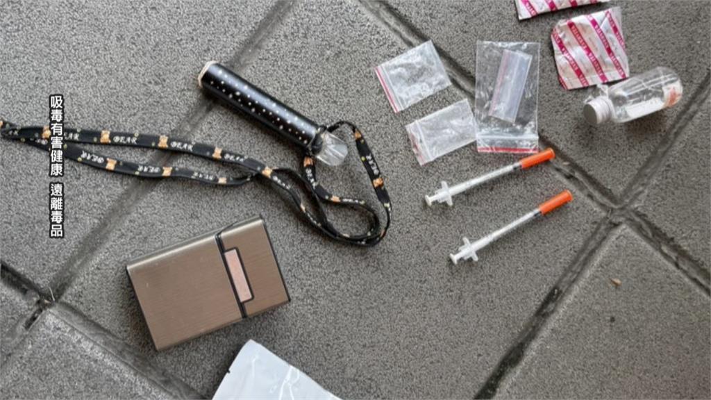身揹"五條通"疑毒駕! 嫌遇攔查心虛落跑 警壓制搜出毒