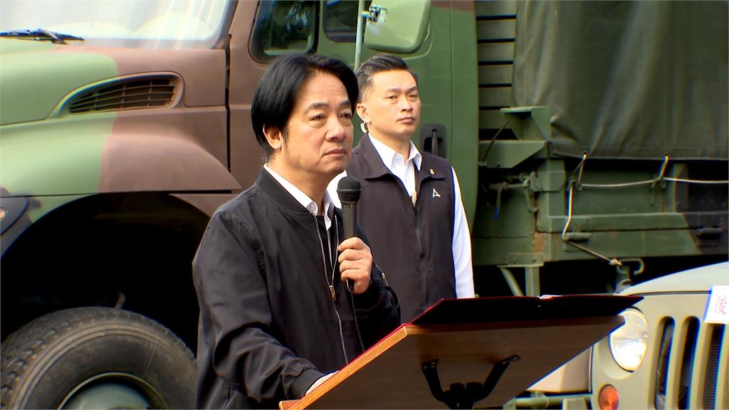 視導後備旅教召訓練　賴總統：和平不可能靠一紙協議獲得