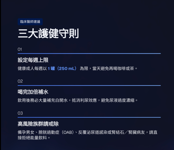 提神飲料喝多竟害精蟲變少排卵異常?醫揭內含「三大危險成分」