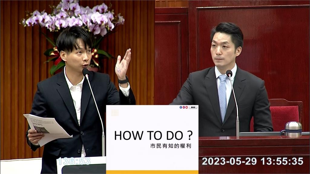 蔣萬安市政總質詢 綠打柯文哲雙城論壇呆帳要討債