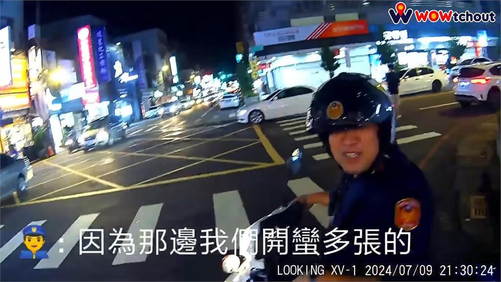 沒兩段式左轉被攔下!騎士因1原因免罰 警察反道歉:那就是我的問題了