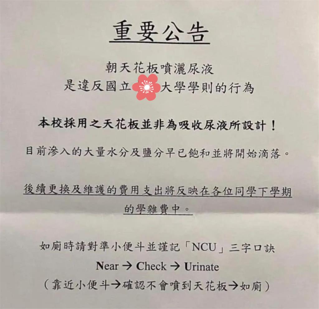 國立大學廁所「奇特公告」：別朝天花板！泌尿科醫師解答「與性能力關聯」