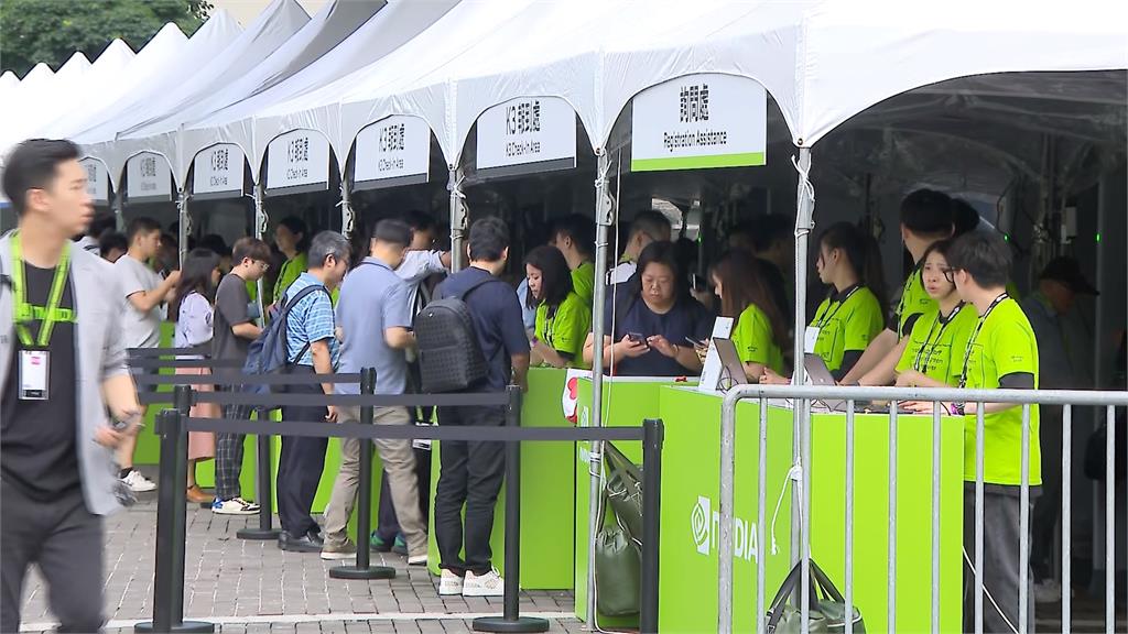 黃仁勳演講重磅登場5000人參與 林百里、劉揚偉等董總都到