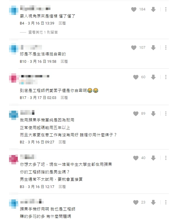 她見工程師只拿蘋果、不比價酸「科技業愛面子」！引網開炮：窮人視角