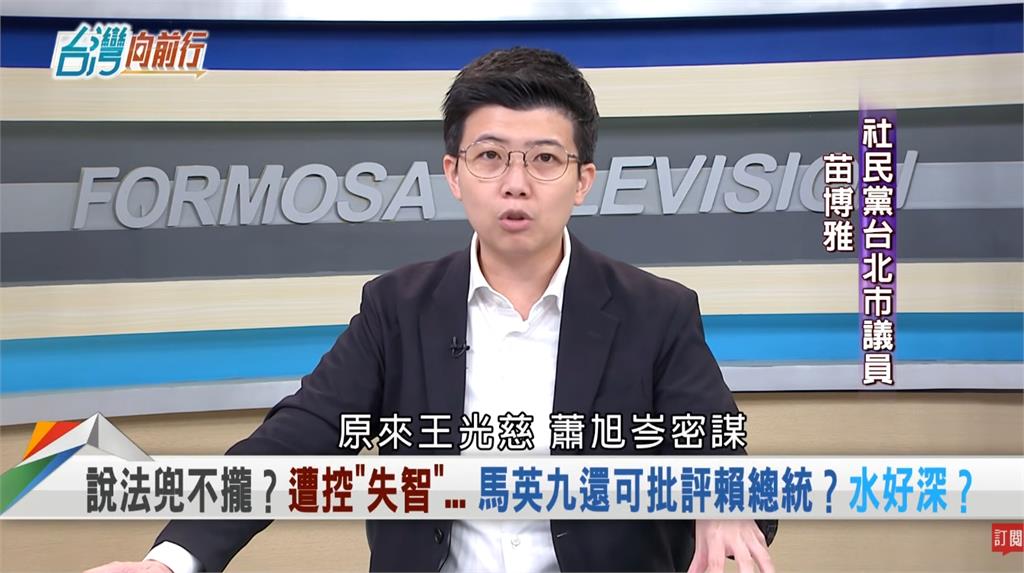全推給馬英九全忘了！苗博雅揭「蕭旭岑1舉動」疑：背後看不見的手是誰？