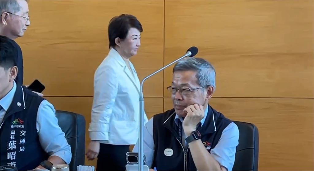 台中購物節預算議會攻防！　綠營甲級動員舉手牌包圍盧秀燕