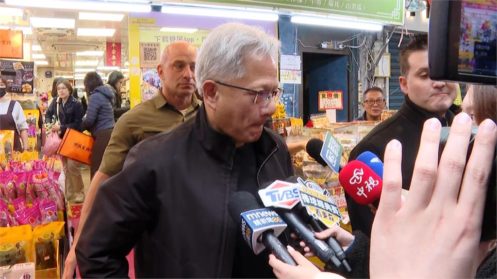 科技業最嗨夜！黃仁勳兆元宴固樁　台積電、電子五哥齊聚